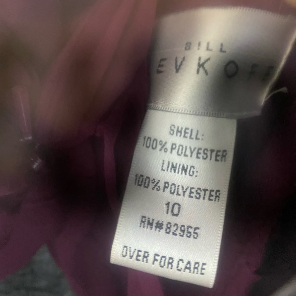Bill Levkov Plum Dress - Picture 4 of 4